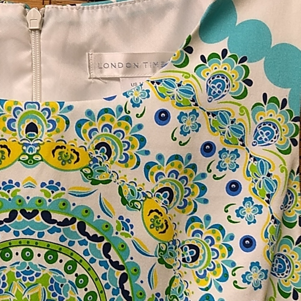 New London Times Cotton Tank Dress. Size 14
